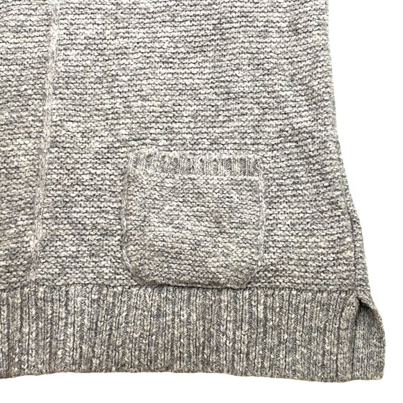 Barbour Womens Malvern patch pocket Crew Sweater Size 8 light Gray textured - Picture 8 of 12